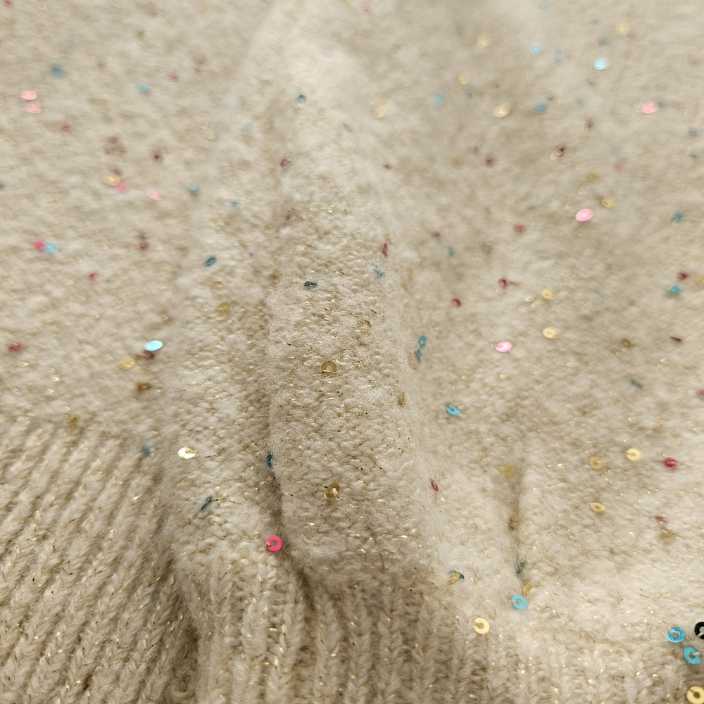 Sparkly Lauren Conrad Cream Sweater
